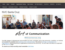 Tablet Screenshot of nvcsantacruz.org